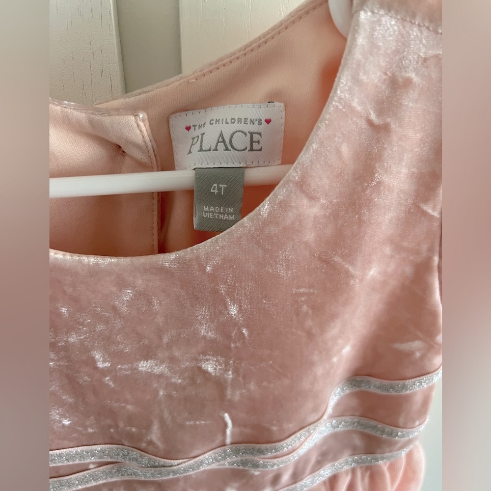 children's place velvet dress - Picture 3 of 3